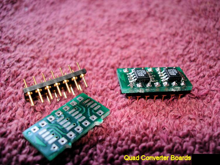 These little Jewels are the Quad Converter Boards.