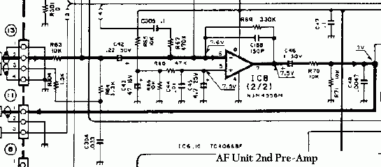 AF Unit 2nd Pre-Amp.