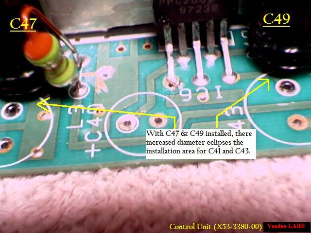 Control Unit, C47 & C49 Installed