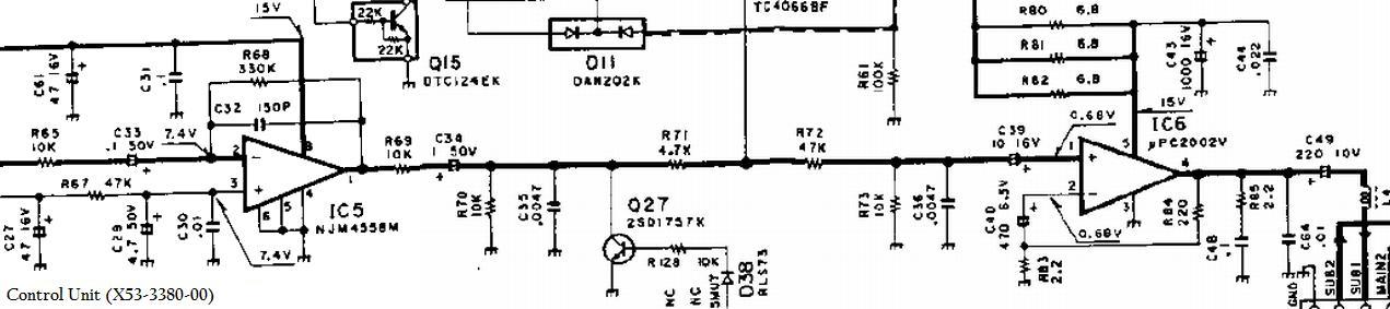 Control Unit Sub AF Amp.